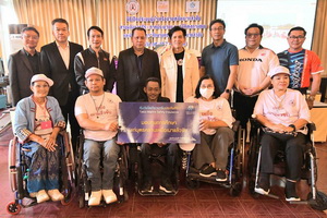 พิธีเปิดประชุมผู้นำเครือข่ายเหยื่อเมาแล้วขับ สานพลังภาคีภาครัฐ -ภาคประชาชน ลดอุบัติเหตุทางถนน และพิธีมอบทุนการศึกษาบุตรหลานเหยื่อเมาแล้วขับ ณ โรงแรมริเวอร์ไซด์